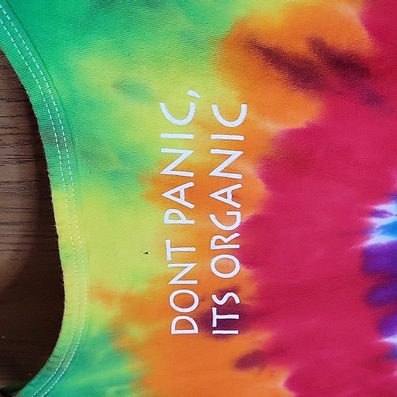 Men's Organic Alternatives Rainbow Tie Dye Tank Top from Colorado, Size: Medium - Picture 7 of 7